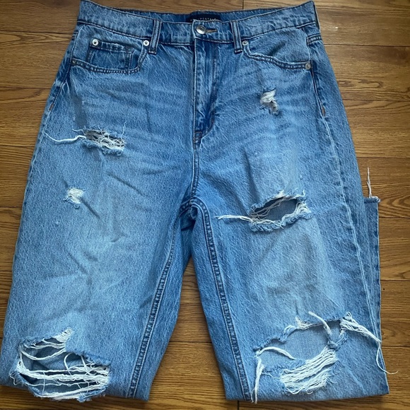 Aeropostale Light Blue Distressed Jeans - Picture 1 of 5
